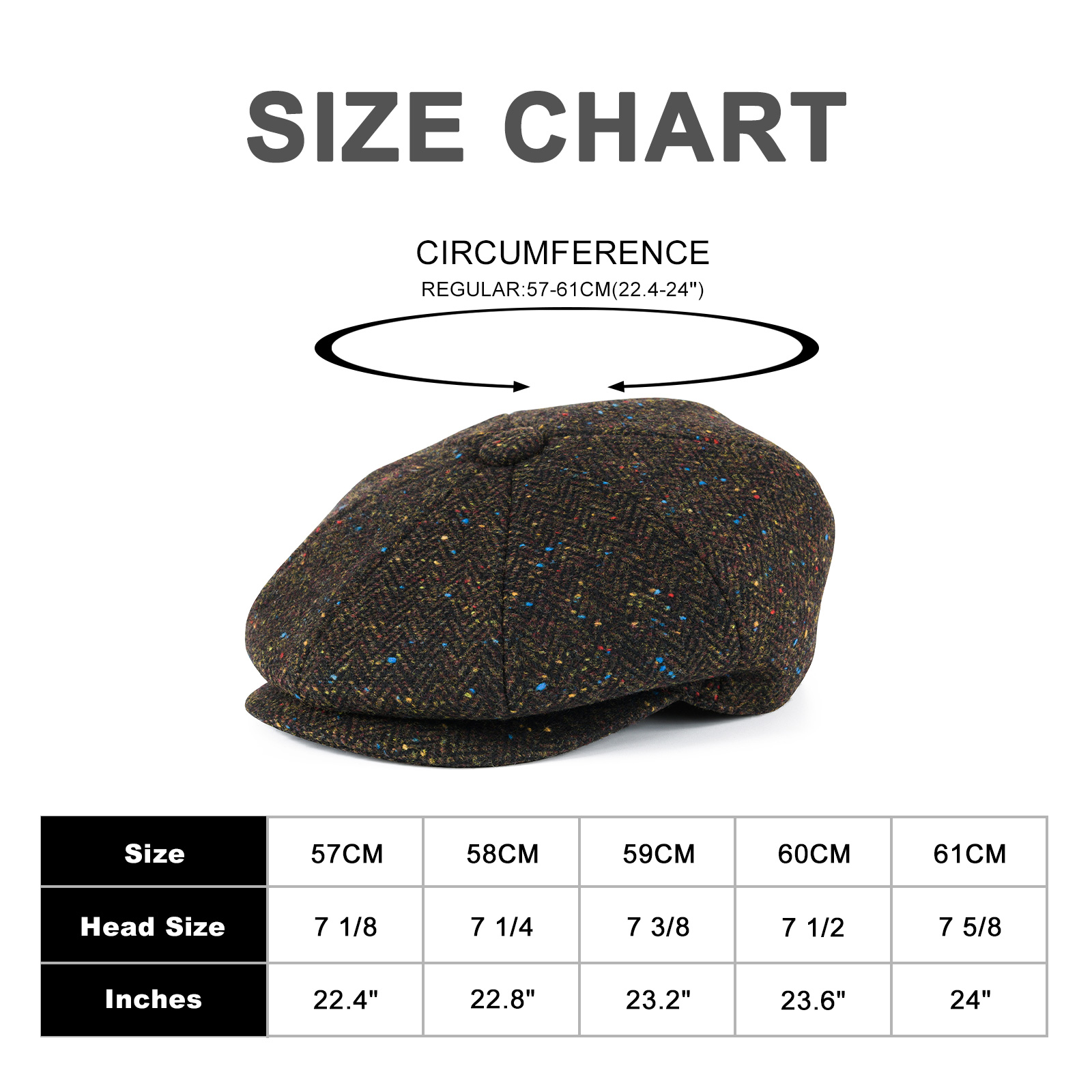 FEINION メンズ ウールブレンド ニュースボーイキャッ - Newsboy Cap Ivy のレビューと価格